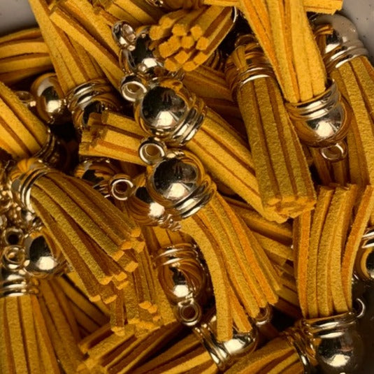 Mustard Tassels - 5 Pack