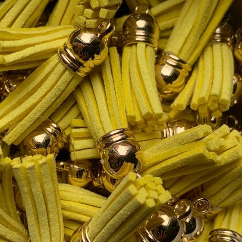 Yellow Tassels - 5 Pack