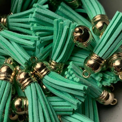 Mint Green Tassels - 5 Pack