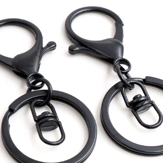 black 8 buckle clasps