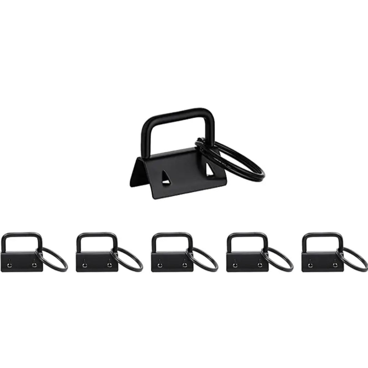 black wristlet hardware