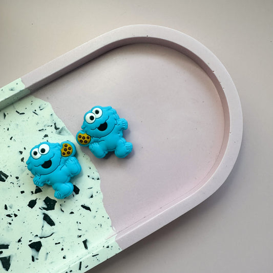 cookie monster silicone beads