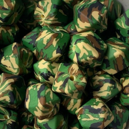 Camo - 14mm Hexagon - 10Pack