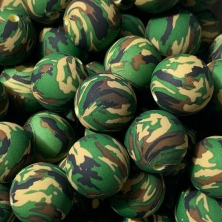 Camo - 15mm Round - 10Pack