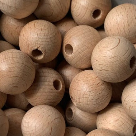 Beech Wood - 20mm round - 10Pack