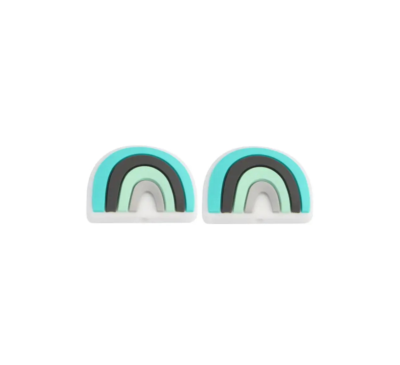 Rainbow Silicone Beads - 2 Pack