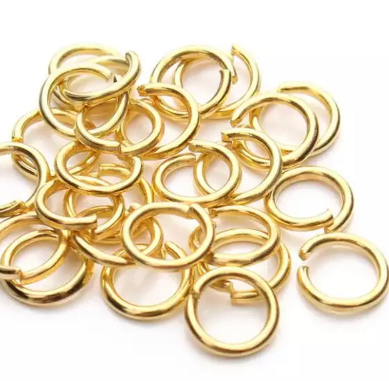 Jump Rings - Gold - 50pack