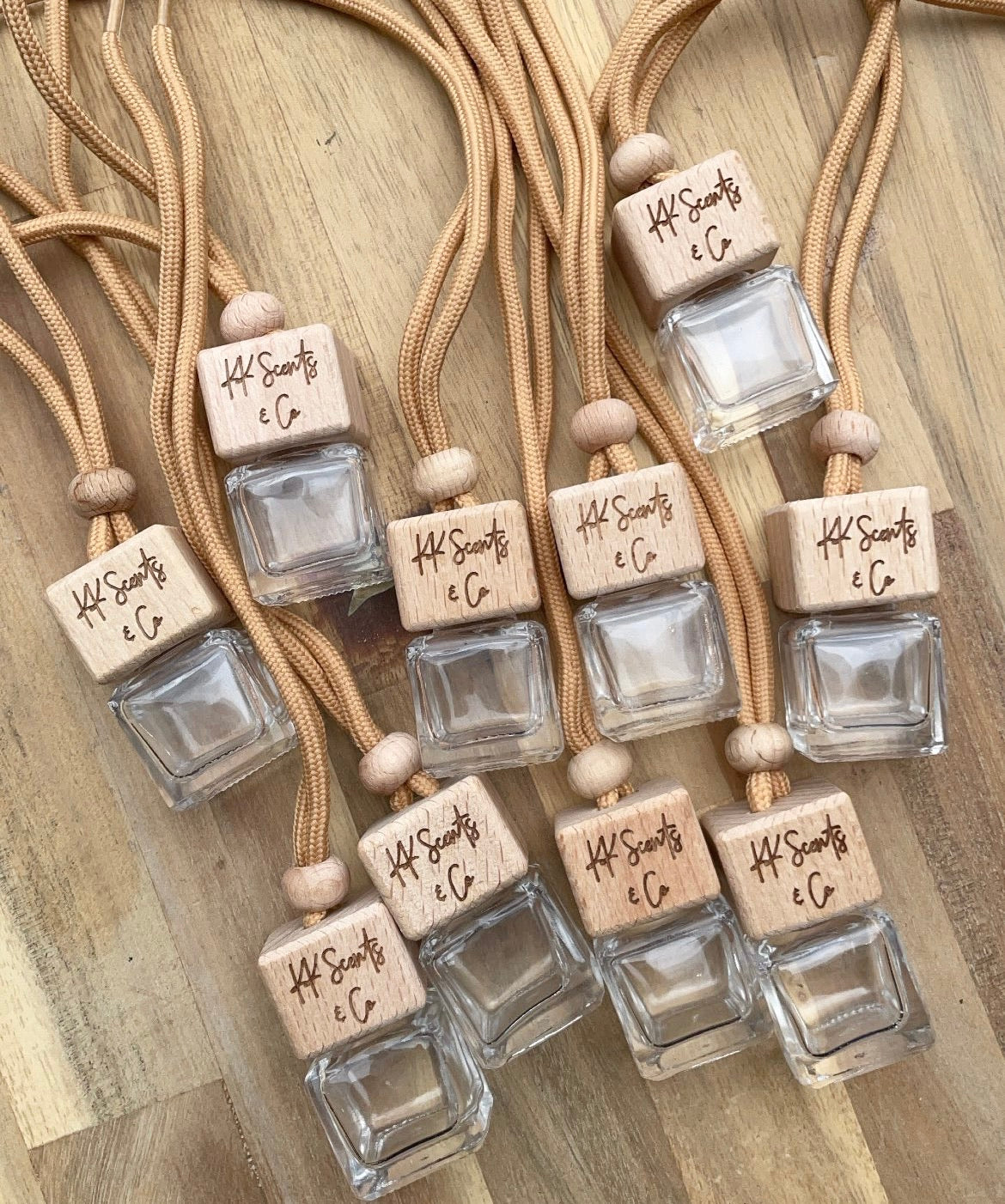 Engraved Wooden Hanging Diffuser (MOQ OF 10)