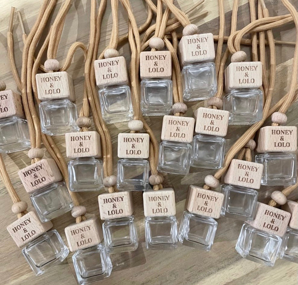 Engraved Wooden Hanging Diffuser (MOQ OF 10)