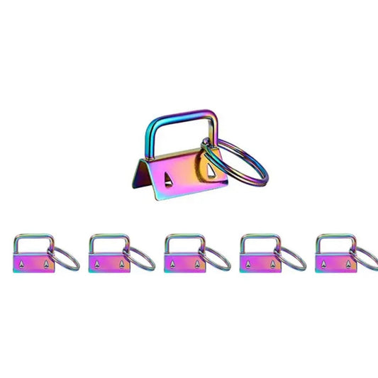 rainbow wristlet hardware