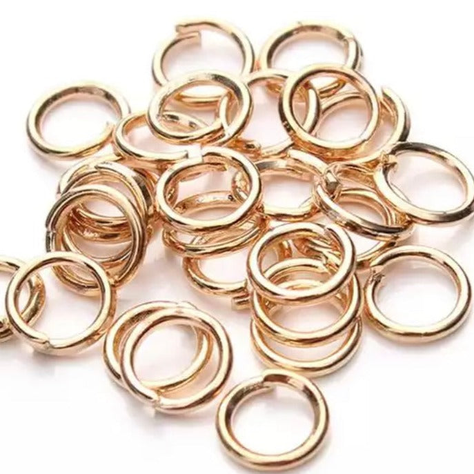 rose gold jump rings