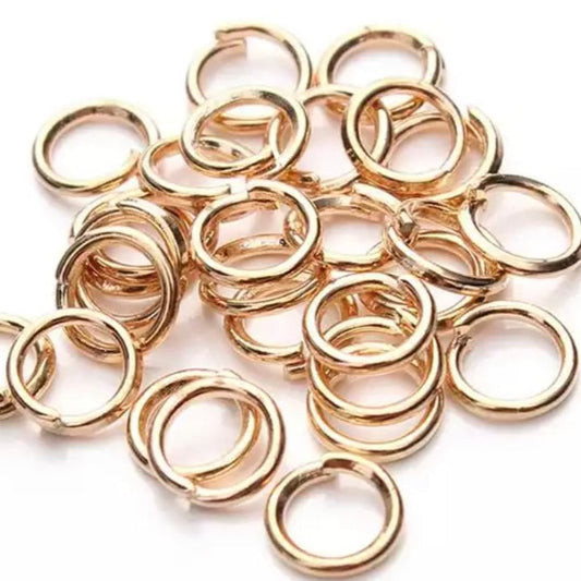 rose gold jump rings